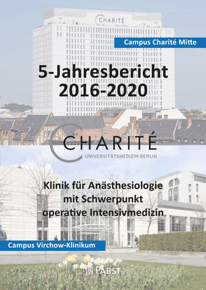Buchcover Charité 5-Jahresbericht 2016–2020  | EAN 9783958537972 | ISBN 3-95853-797-9 | ISBN 978-3-95853-797-2