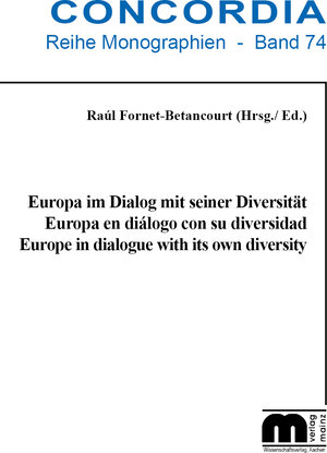 Buchcover Europa im Dialog mit seiner Diversität  | EAN 9783958862616 | ISBN 3-95886-261-6 | ISBN 978-3-95886-261-6