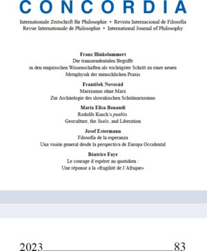 Buchcover Concordia – Internationale Zeitschrift für Philosophie 83 | Franz Hinkelammert | EAN 9783958864733 | ISBN 3-95886-473-2 | ISBN 978-3-95886-473-3