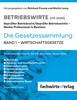 Buchcover Wirtschaftsgesetze | Martin Lesny | EAN 9783958879058 | ISBN 3-95887-905-5 | ISBN 978-3-95887-905-8