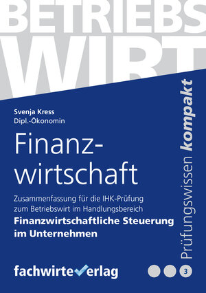 Buchcover Finanzwirtschaft | Svenja Kress | EAN 9783958879317 | ISBN 3-95887-931-4 | ISBN 978-3-95887-931-7