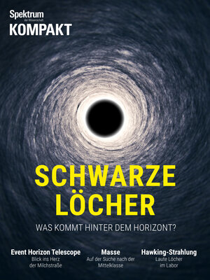 Buchcover Spektrum Kompakt - Schwarze Löcher  | EAN 9783958921535 | ISBN 3-95892-153-1 | ISBN 978-3-95892-153-5