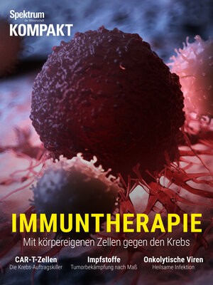 Buchcover Spektrum Kompakt - Immuntherapie  | EAN 9783958923027 | ISBN 3-95892-302-X | ISBN 978-3-95892-302-7