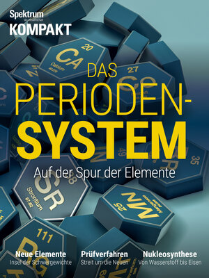 Buchcover Spektrum Kompakt - Das Periodensystem  | EAN 9783958923348 | ISBN 3-95892-334-8 | ISBN 978-3-95892-334-8