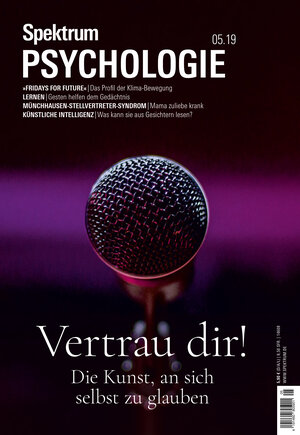 Buchcover Spektrum Psychologie 5/2019 - Vertrau Dir!  | EAN 9783958923416 | ISBN 3-95892-341-0 | ISBN 978-3-95892-341-6