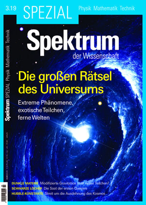 Buchcover Spektrum Spezial- Die großen Rätsel des Universums  | EAN 9783958923423 | ISBN 3-95892-342-9 | ISBN 978-3-95892-342-3