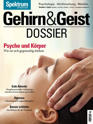 Buchcover Gehirn&Geist - Psyche und Körper  | EAN 9783958923911 | ISBN 3-95892-391-7 | ISBN 978-3-95892-391-1