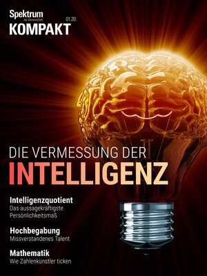 Buchcover Spektrum Kompakt - Die Vermessung der Intelligenz  | EAN 9783958923997 | ISBN 3-95892-399-2 | ISBN 978-3-95892-399-7