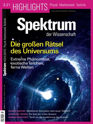Buchcover Die großen Rätsel des Universums  | EAN 9783958925250 | ISBN 3-95892-525-1 | ISBN 978-3-95892-525-0
