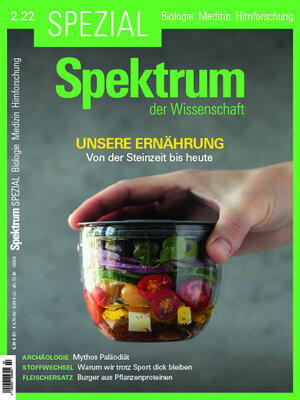 Buchcover Spektrum Spezial - Unsere Ernährung  | EAN 9783958926295 | ISBN 3-95892-629-0 | ISBN 978-3-95892-629-5