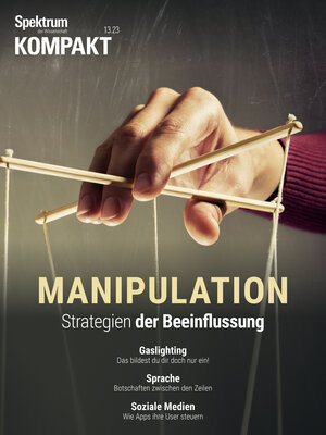 Buchcover Spektrum Kompakt - Manipulation  | EAN 9783958927414 | ISBN 3-95892-741-6 | ISBN 978-3-95892-741-4