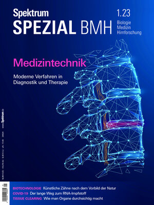 Buchcover Spektrum Spezial - Medizintechnik  | EAN 9783958927438 | ISBN 3-95892-743-2 | ISBN 978-3-95892-743-8