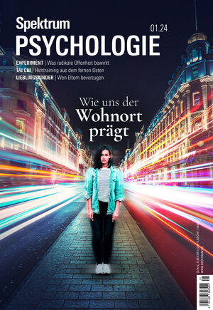 Buchcover Spektrum Psychologie 1/2024 - Wie uns der Wohnort prägt  | EAN 9783958927650 | ISBN 3-95892-765-3 | ISBN 978-3-95892-765-0