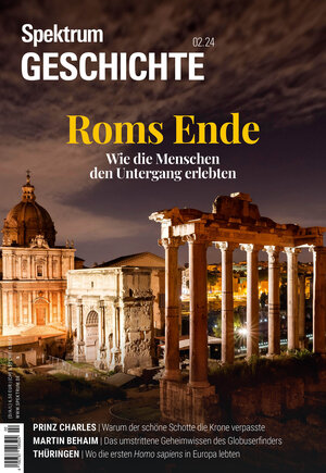 Buchcover Spektrum Geschichte 2/2024 Roms Ende  | EAN 9783958928756 | ISBN 3-95892-875-7 | ISBN 978-3-95892-875-6