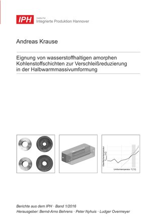 Buchcover Eignung von wasserstoffhaltigen amorphen Kohlenstoffschichten zur Verschleißreduzierung in der Halbwarmmassivumformung | Andreas Krause | EAN 9783959000819 | ISBN 3-95900-081-2 | ISBN 978-3-95900-081-9