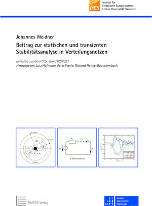 Buchcover Beitrag zur statischen und transienten Stabilitätsanalyse in Verteilungsnetzen | Johannes Weidner | EAN 9783959005630 | ISBN 3-95900-563-6 | ISBN 978-3-95900-563-0