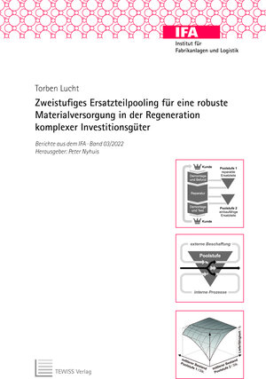 Buchcover Zweistufiges Ersatzteilpooling für eine robuste Materialversorgung in der Regeneration komplexer Investitionsgüter | Torben Lucht | EAN 9783959007658 | ISBN 3-95900-765-5 | ISBN 978-3-95900-765-8