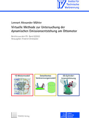 Buchcover Virtuelle Methode zur Untersuchung der dynamischen Emissionsentstehung am Ottomotor | Lennart Alexander Mähler | EAN 9783959008150 | ISBN 3-95900-815-5 | ISBN 978-3-95900-815-0
