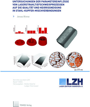 Buchcover Untersuchungen der Parametereinflüsse von Laserstrahltiefschweißprozessen auf die Qualität und Heißrissneigung in Stahl-Kupfer-Mischverbindungen | Jonas Rinne | EAN 9783959008938 | ISBN 3-95900-893-7 | ISBN 978-3-95900-893-8