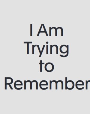 Buchcover Christoph Gnädig, Anne König: I Am Trying to Remember | EAN 9783959057400 | ISBN 3-95905-740-7 | ISBN 978-3-95905-740-0