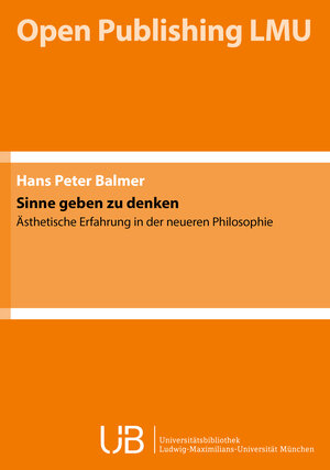 Buchcover Sinne geben zu denken | Hans Peter Balmer | EAN 9783959251136 | ISBN 3-95925-113-0 | ISBN 978-3-95925-113-6