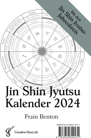 Buchcover Jin Shin Jyutsu Kalender 2024 | Frain Benton | EAN 9783959649131 | ISBN 3-95964-913-4 | ISBN 978-3-95964-913-1