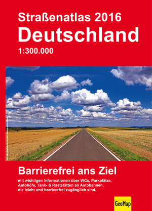 Buchcover Straßenatlas Deutschland 2016  | EAN 9783959650007 | ISBN 3-95965-000-0 | ISBN 978-3-95965-000-7