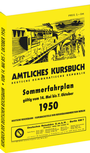 Buchcover Kursbuch der Deutschen Reichsbahn - Sommerfahrplan 1950  | EAN 9783959665261 | ISBN 3-95966-526-1 | ISBN 978-3-95966-526-1