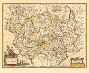 Buchcover Historische Karte: Braunschweig und Magdeburg 1636 (Plano) | Janssonius Johannes | EAN 9783959667227 | ISBN 3-95966-722-1 | ISBN 978-3-95966-722-7