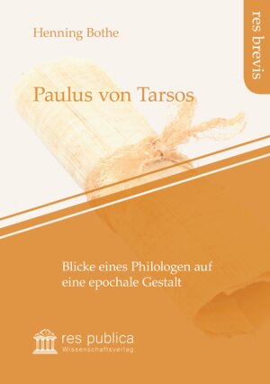 Buchcover Paulus von Tarsos | Henning Bothe | EAN 9783959680899 | ISBN 3-95968-089-9 | ISBN 978-3-95968-089-9
