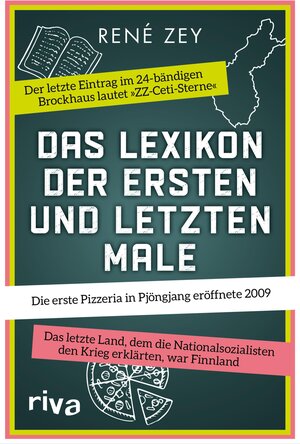 Buchcover Das Lexikon der ersten und letzten Male | René Zey | EAN 9783959713061 | ISBN 3-95971-306-1 | ISBN 978-3-95971-306-1
