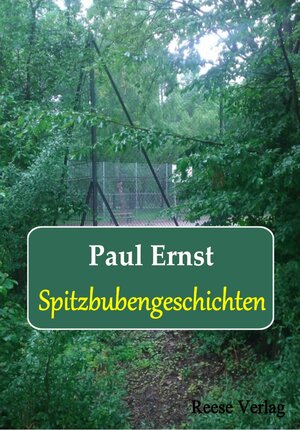 Buchcover Spitzbubengeschichten | Paul Ernst | EAN 9783959800242 | ISBN 3-95980-024-X | ISBN 978-3-95980-024-2