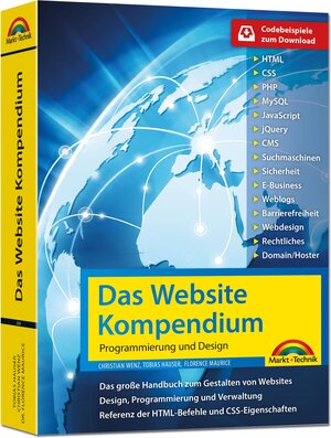 Buchcover Das Website Handbuch - komplett in Farbe, Programmierung und Design | Christian Wenz | EAN 9783959820295 | ISBN 3-95982-029-1 | ISBN 978-3-95982-029-5