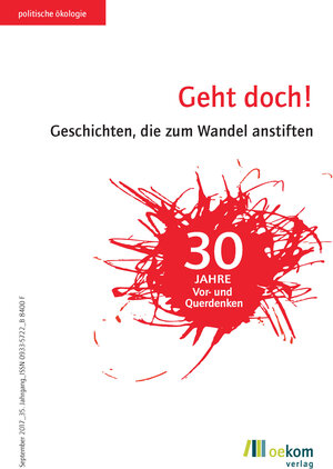 Buchcover Geht doch! | oekom e.V. | EAN 9783960062349 | ISBN 3-96006-234-6 | ISBN 978-3-96006-234-9