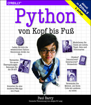 Buchcover Python von Kopf bis Fuß | Paul Barry | EAN 9783960090359 | ISBN 3-96009-035-8 | ISBN 978-3-96009-035-9