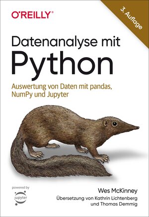 Buchcover Datenanalyse mit Python | Wes McKinney | EAN 9783960107552 | ISBN 3-96010-755-2 | ISBN 978-3-96010-755-2