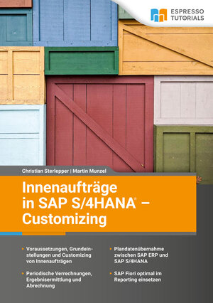 Buchcover Innenaufträge in SAP S/4HANA - Customizing | Christian Sterlepper | EAN 9783960123019 | ISBN 3-96012-301-9 | ISBN 978-3-96012-301-9