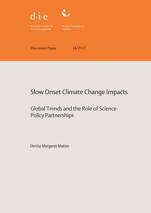 Buchcover Slow onset climate change impacts | Denise Margaret Matias | EAN 9783960210498 | ISBN 3-96021-049-3 | ISBN 978-3-96021-049-8