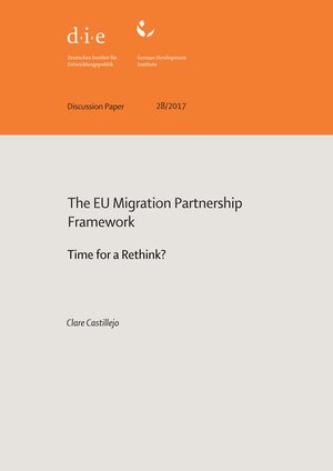 Buchcover The EU Migration Partnership Framework | Clare Castillejo | EAN 9783960210535 | ISBN 3-96021-053-1 | ISBN 978-3-96021-053-5