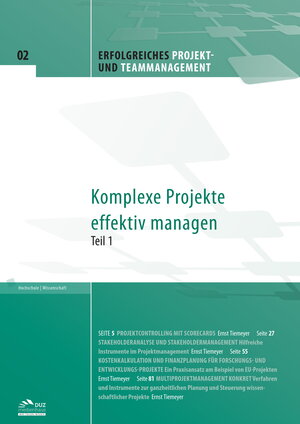 Buchcover Erfolgreiches Projekt- und Teammanagement – Heft 3 | Ernst Tiemeyer | EAN 9783960370109 | ISBN 3-96037-010-5 | ISBN 978-3-96037-010-9