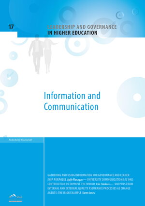 Buchcover Leadership and Governance in Higher Education – Volume 17 | Aoife Flanagan | EAN 9783960370833 | ISBN 3-96037-083-0 | ISBN 978-3-96037-083-3