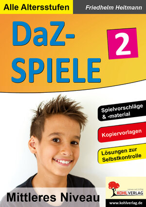 Buchcover DaZ-Spiele in drei Niveaustufen 2 | Friedhelm Heitmann | EAN 9783960401438 | ISBN 3-96040-143-4 | ISBN 978-3-96040-143-8