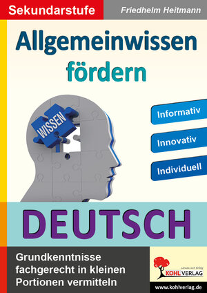 Buchcover Allgemeinwissen fördern DEUTSCH | Friedhelm Heitmann | EAN 9783960403326 | ISBN 3-96040-332-1 | ISBN 978-3-96040-332-6