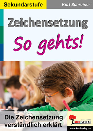 Buchcover Zeichensetzung - So gehts! | Kurt Schreiner | EAN 9783960406273 | ISBN 3-96040-627-4 | ISBN 978-3-96040-627-3
