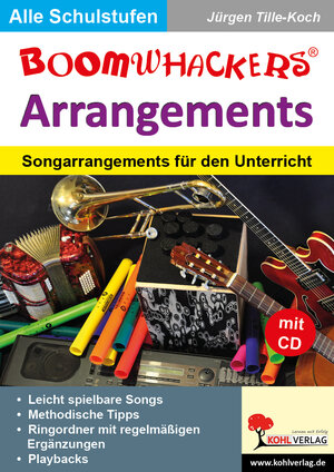 Buchcover Boomwhackers-Arrangements | Jürgen Tille-Koch | EAN 9783960406617 | ISBN 3-96040-661-4 | ISBN 978-3-96040-661-7