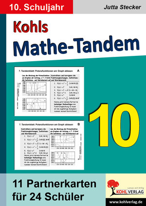 Buchcover Kohls Mathe-Tandem / Klasse 10 | Jutta Stecker | EAN 9783960408079 | ISBN 3-96040-807-2 | ISBN 978-3-96040-807-9