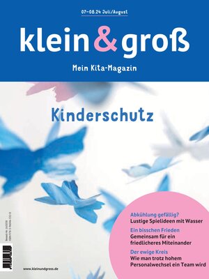 Buchcover klein & groß 7-8/24 Kinderschutz | EAN 9783960463320 | ISBN 3-96046-332-4 | ISBN 978-3-96046-332-0