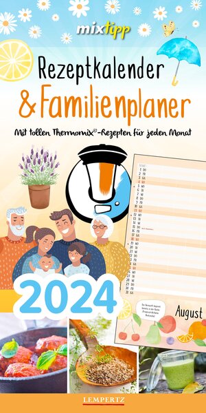 Buchcover Rezeptkalender & Familienplaner 2024 Thermomix  | EAN 9783960584636 | ISBN 3-96058-463-6 | ISBN 978-3-96058-463-6
