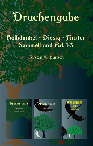 Buchcover Drachengabe - Halbdunkel - Diesig - Finster | Torsten W. Burisch | EAN 9783960742906 | ISBN 3-96074-290-8 | ISBN 978-3-96074-290-6