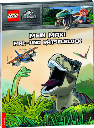Buchcover LEGO® Jurassic World™ – Mein Maxi Mal- und Rätselblock  | EAN 9783960806646 | ISBN 3-96080-664-7 | ISBN 978-3-96080-664-6